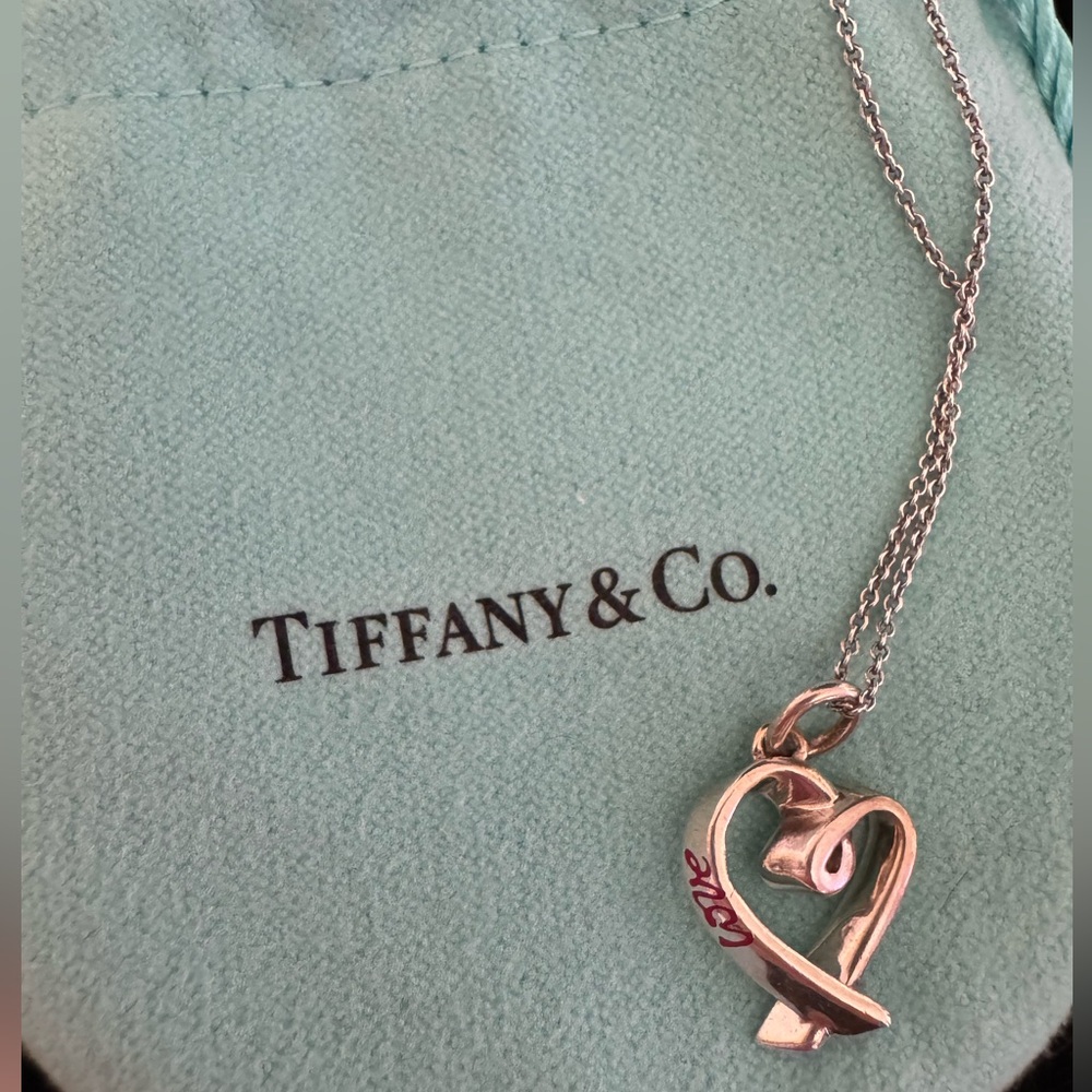 Tiffany & Co. Silver Heart Pendant Necklace